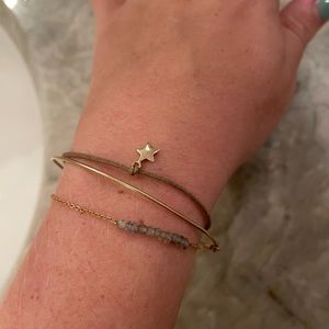 Gold Star Magnetic Wrapped Bracelet